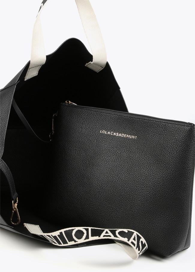 Lola Casademunt Maxi Bolso Shopper Asas Logotipadas