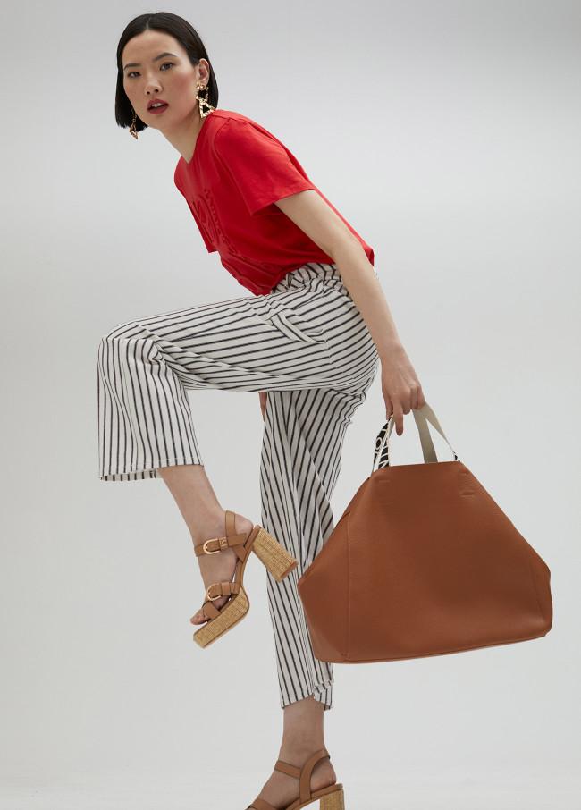 Lola Casademunt Maxi Bolso Shopper Asas Logotipadas