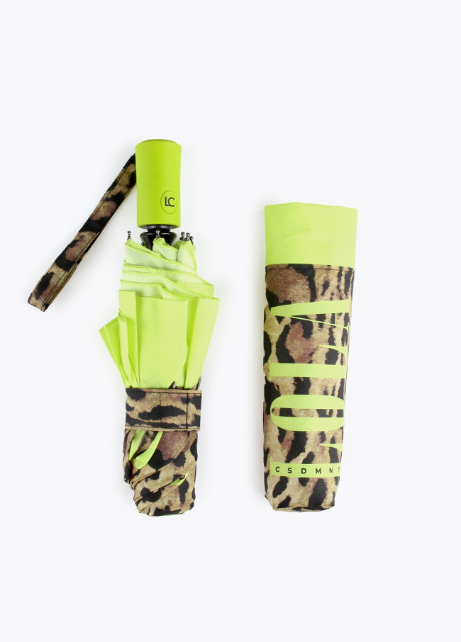 Lola Casademunt Paraguas Pequeño Automático Animal Print