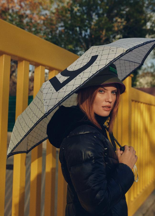 Lola Casademunt Paraguas Pequeño Automático Logotipado