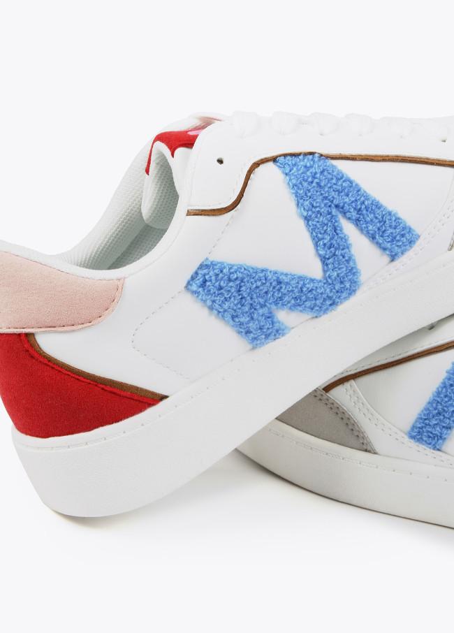 Lola Casademunt Zapatilla Deportiva Multicolor Con M Efecto Toalla