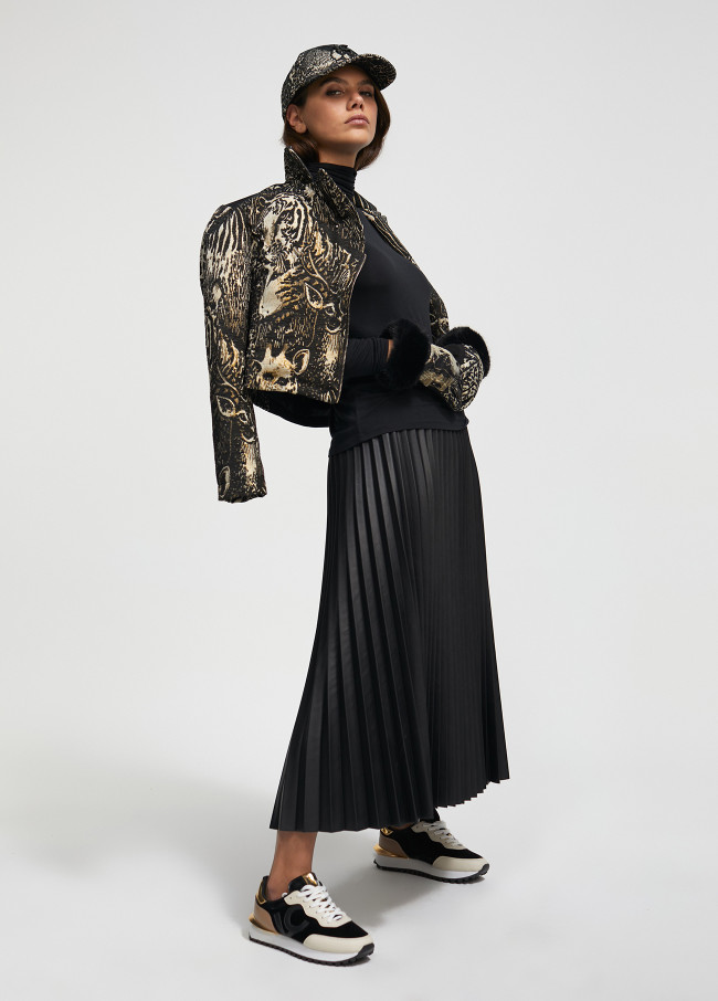 Lola Casademunt Zapatillas Deportivas Detalles Dorados