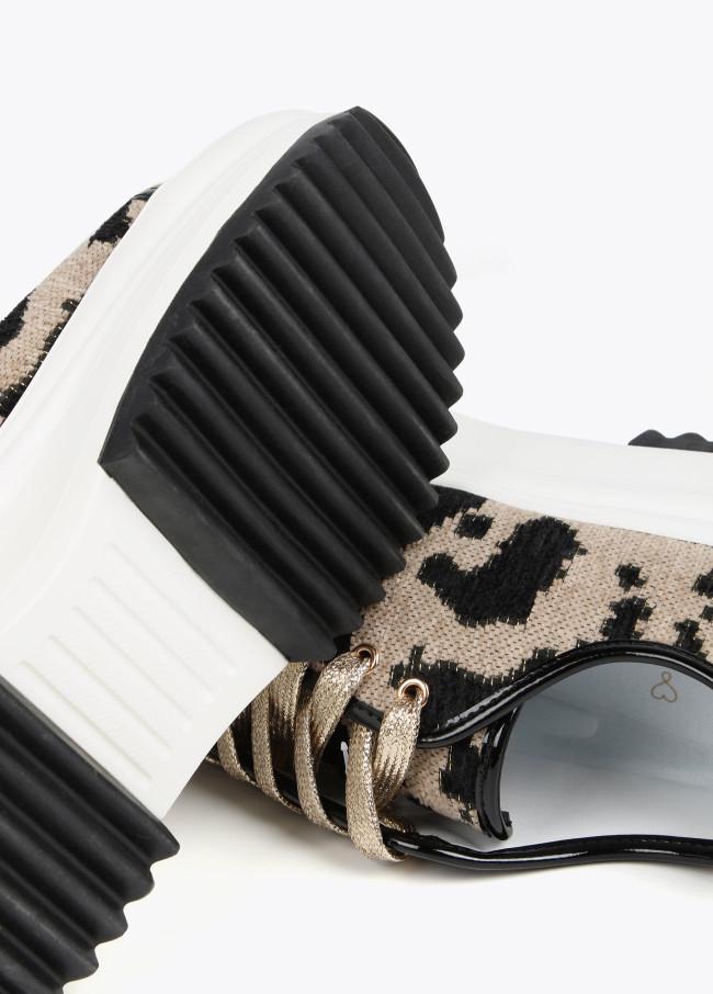 Lola Casademunt Zapatillas Deportivas Tejido Animal