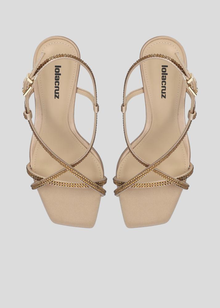 Lola Cruz LIBERTY HEEL SANDALS 85