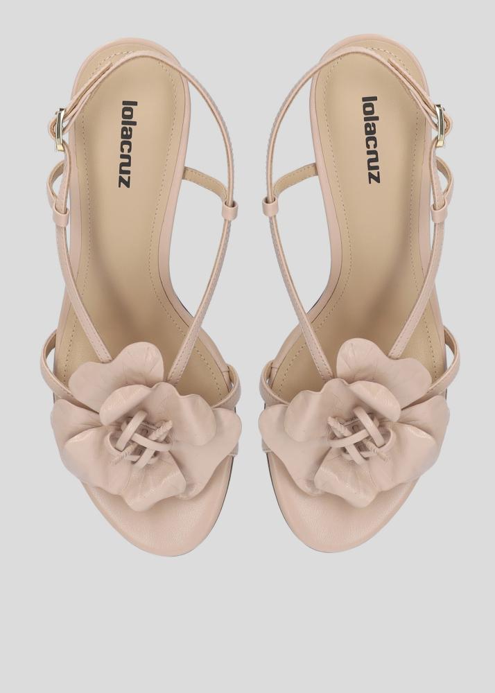 Lola Cruz TULIPA HEEL SANDALS 65