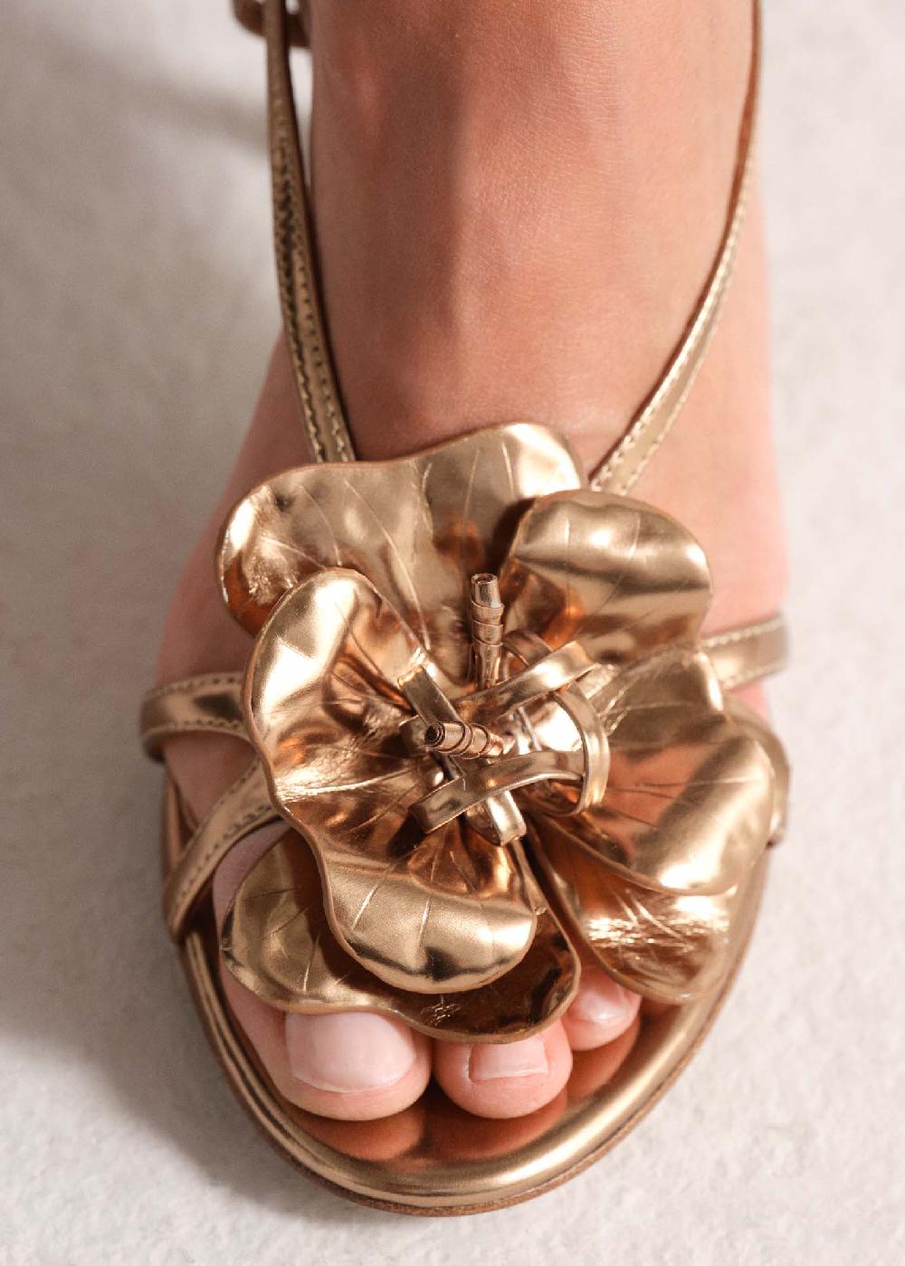 lola cruz TULIPA HEEL SANDALS 65