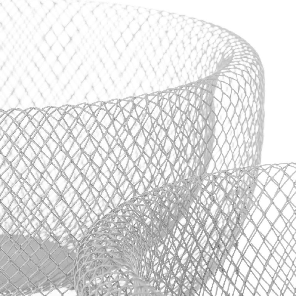 Lolahome 2 Centros De Mesa De Rejilla Blancos De Metal