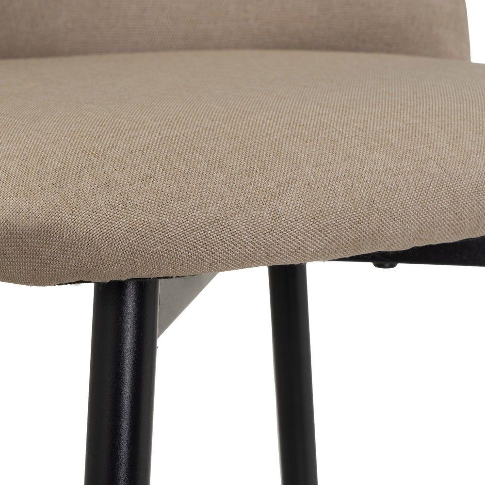 Lolahome 2 Taburetes Con Respaldo Tapizados De 99 Cm