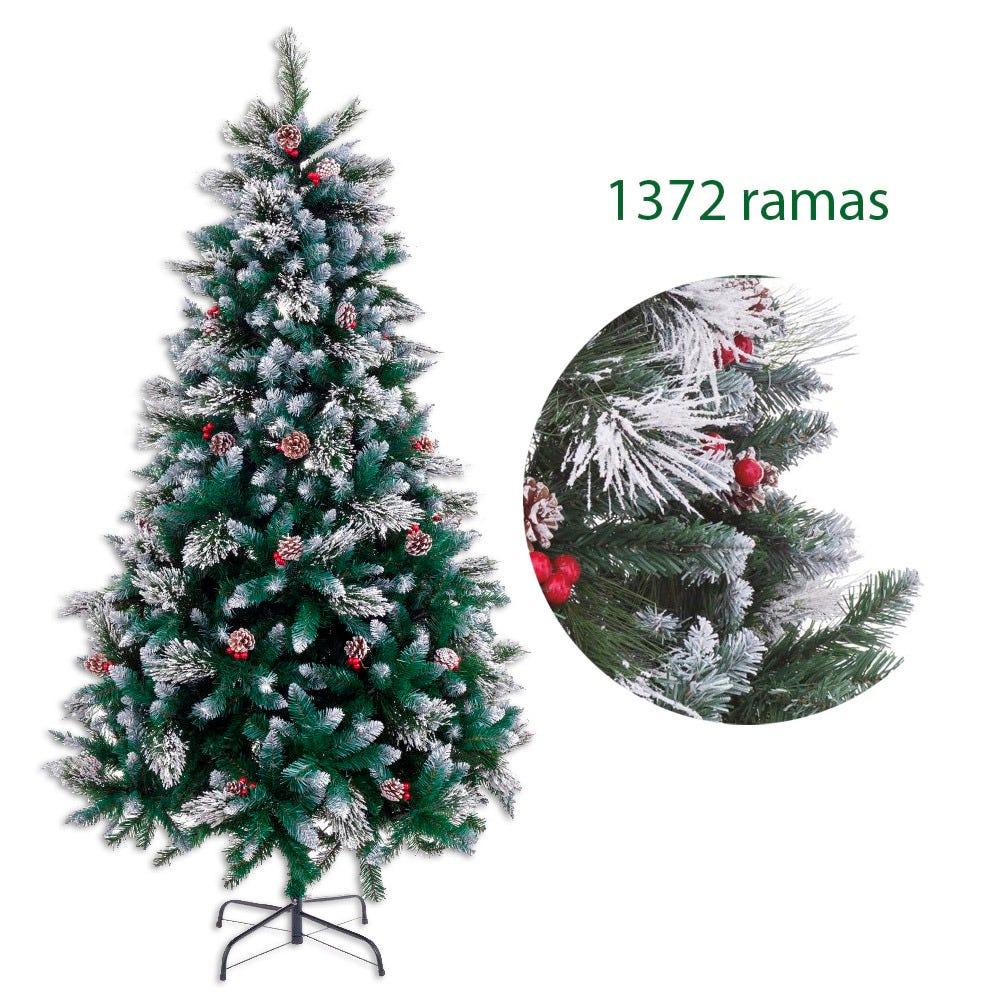 Lolahome Árbol De Navidad Con Acebo Y Piñas De 240 Cm