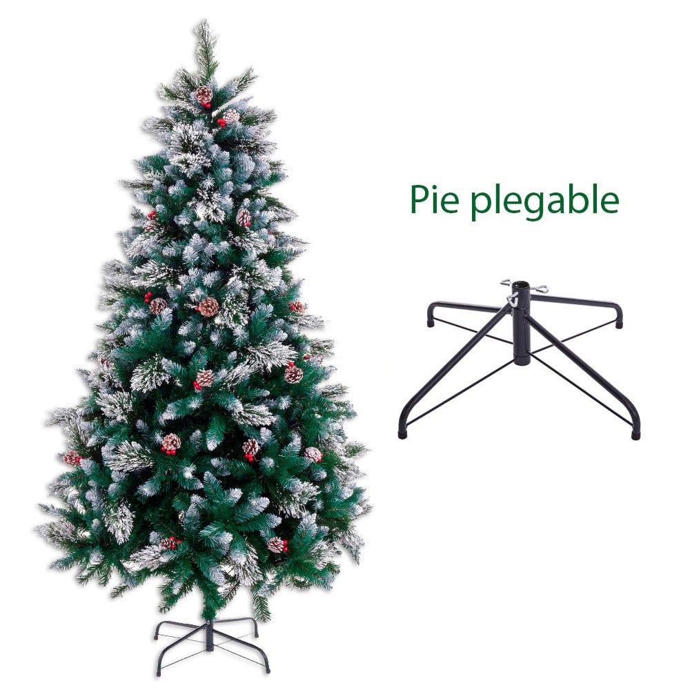 Lolahome Árbol De Navidad Con Acebo Y Piñas De 240 Cm