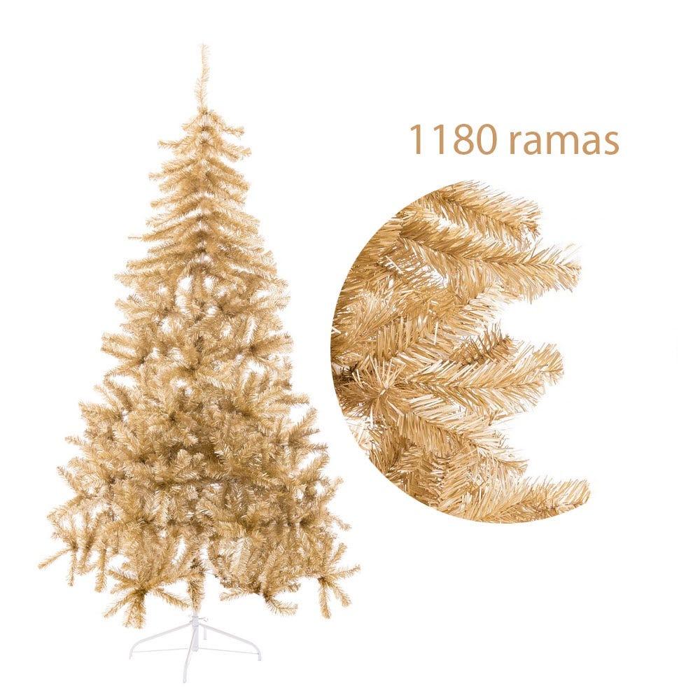 Lolahome Árbol De Navidad Dorado Plegable De 240 Cm