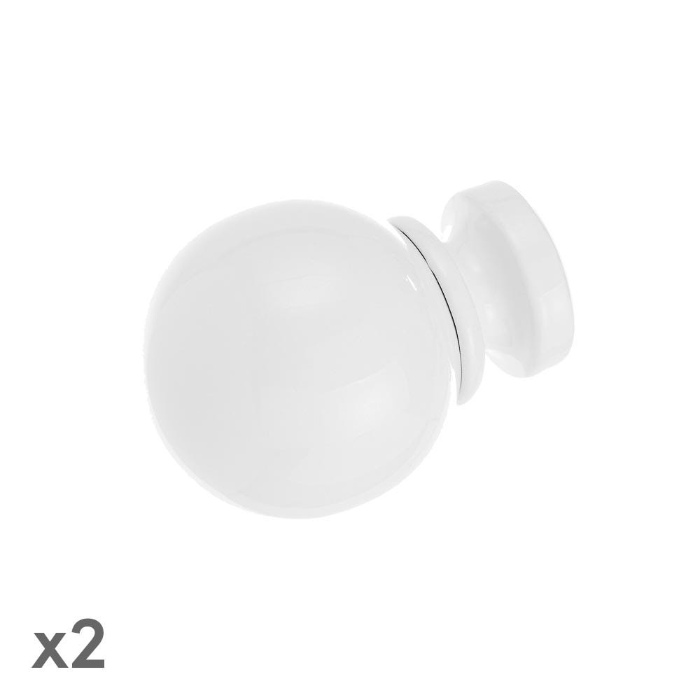 Lolahome Barra De Cortina 122-211 Cm Con 2 Escuadras Y Terminales