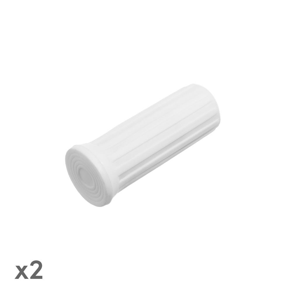 Lolahome Barra Para Cortina De Ducha Blanca De Aluminio De 110 A 200 Cm