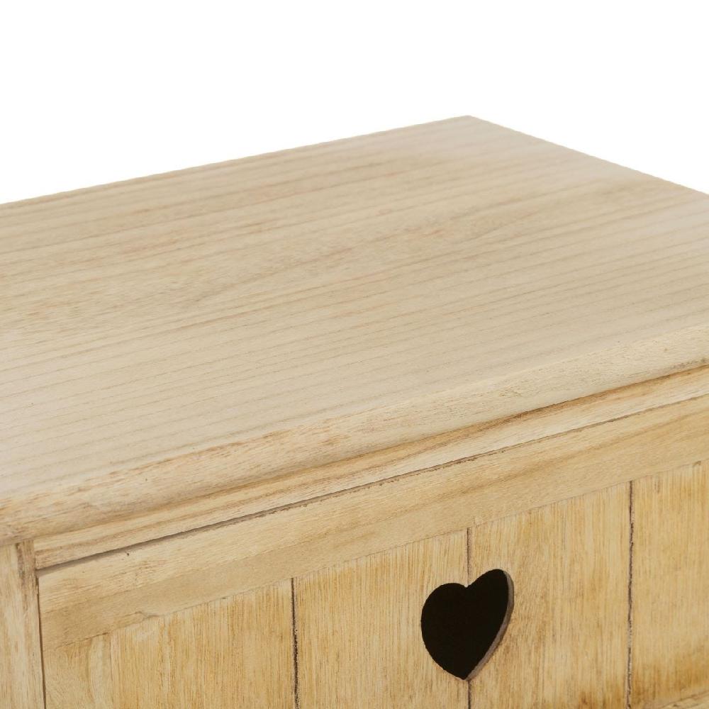 Lolahome Cajonera Beige De Madera Con 2 Cajones De 41x40x29 Cm