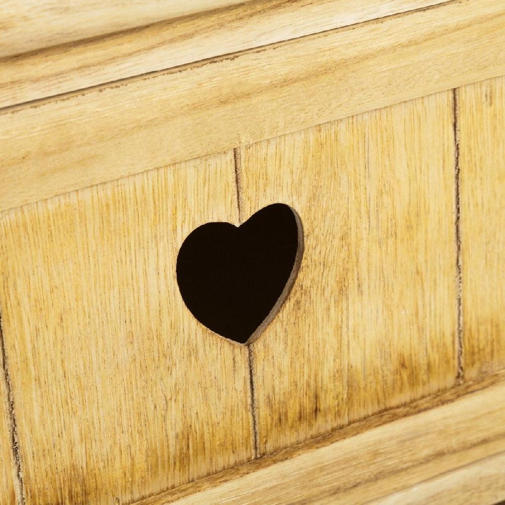 Lolahome Cajonera Beige De Madera Con 2 Cajones De 41x40x29 Cm