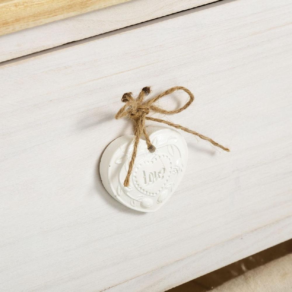 Lolahome Cajonera Beige De Madera Con 3 Cajones De 58x40x29 Cm