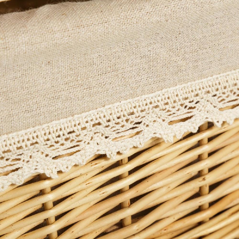 Lolahome Cajonera Beige De Madera Con 3 Cajones De 63x26x32 Cm