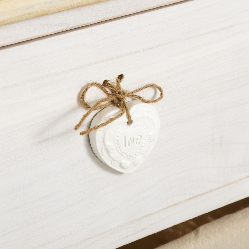 Lolahome Cajonera Beige De Madera Con 4 Cajones De 73x40x29 Cm