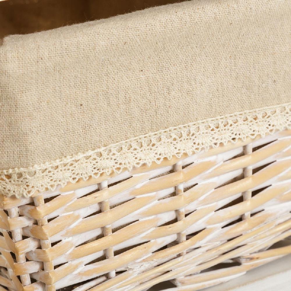 Lolahome Cajonera Beige De Madera Con 4 Cajones De 81x26x32 Cm