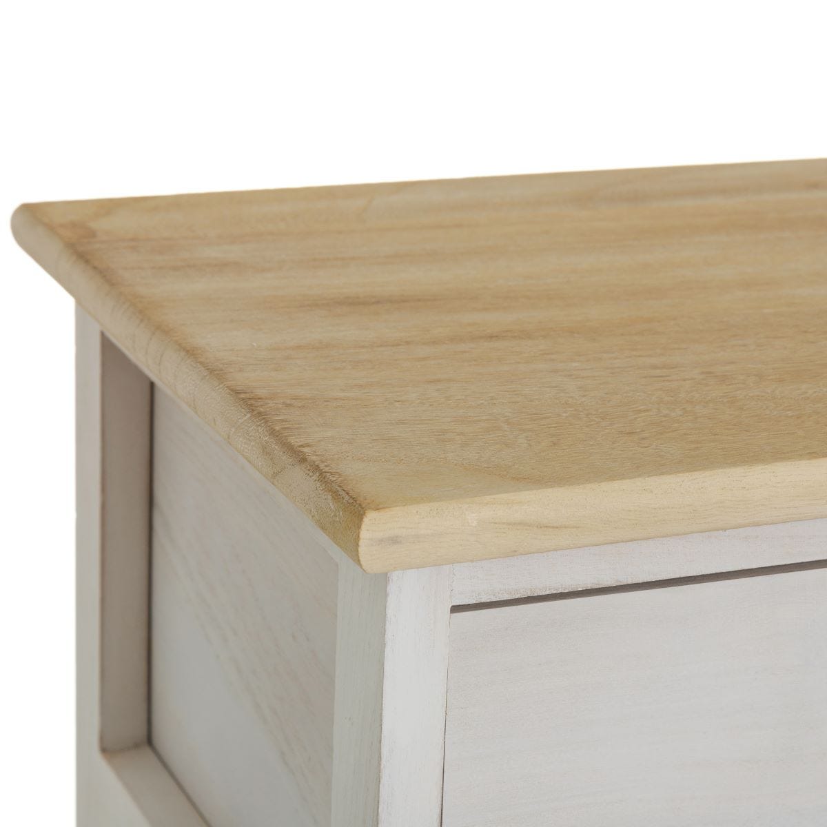 Lolahome Cajonera Beige De Madera Con 5 Cajones De 90x40x29 Cm