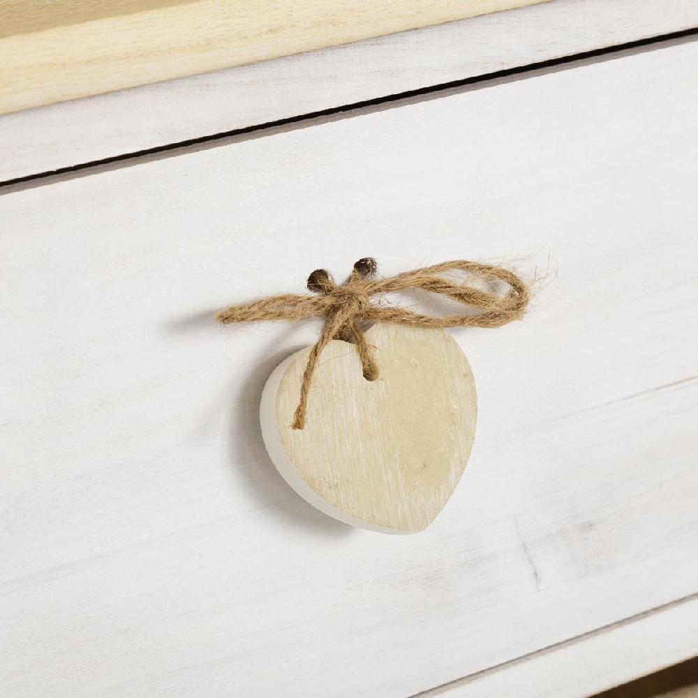 Lolahome Cajonera Beige De Madera Con 5 Cajones De 90x40x29 Cm