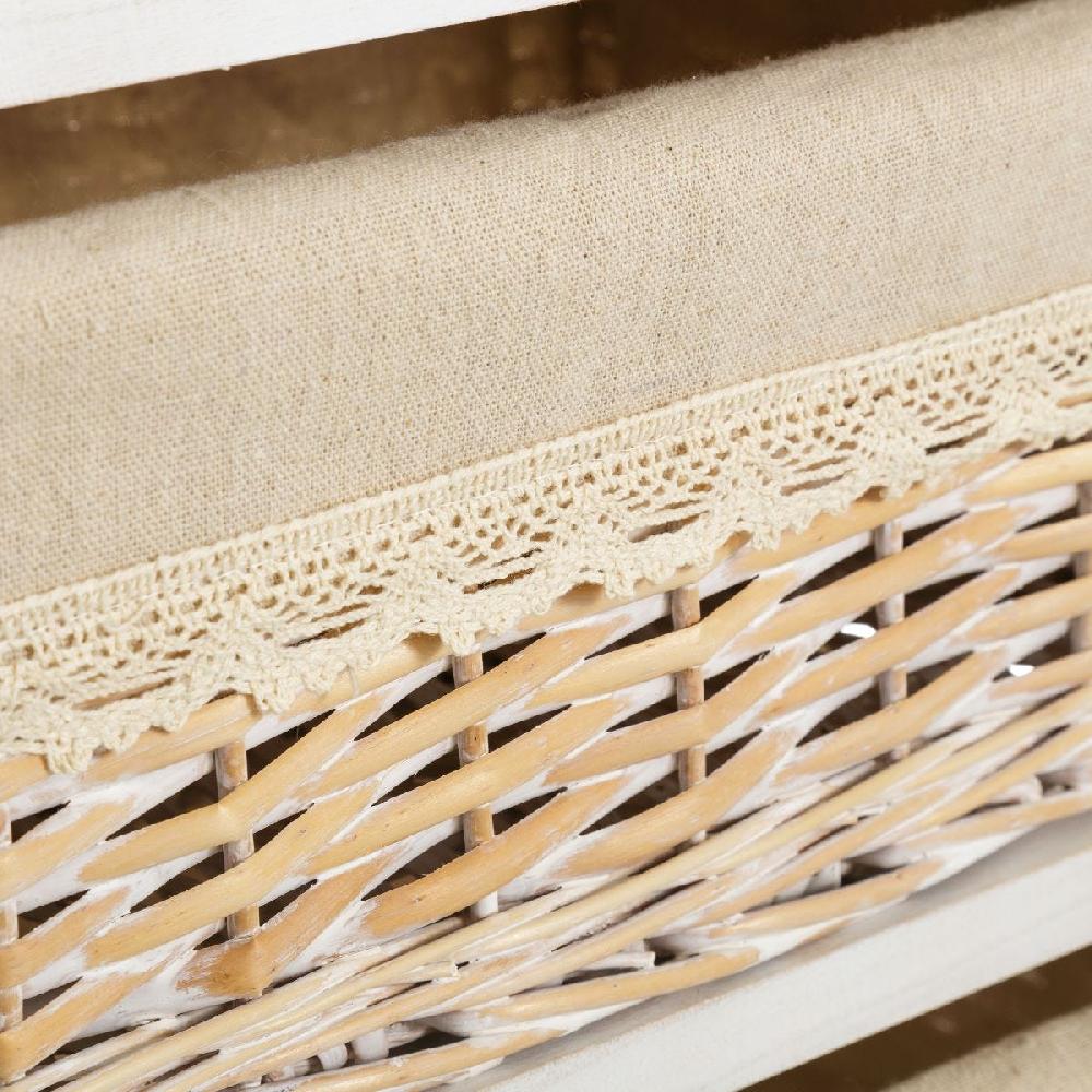 Lolahome Cajonera Beige De Madera Con 5 Cajones De 90x40x29 Cm