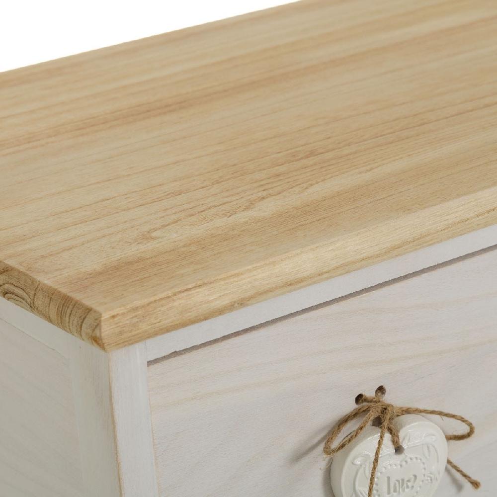 Lolahome Cajonera Beige De Madera Con 6 Cajones De 49x71x32 Cm