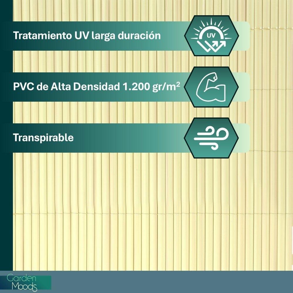 Lolahome Cañizo Artificial De Doble Cara Beige 3x1 Metros