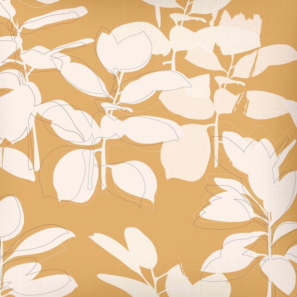 Lolahome Cojín Hojas De Algodón Orgánico De 43x43 Cm Con Relleno