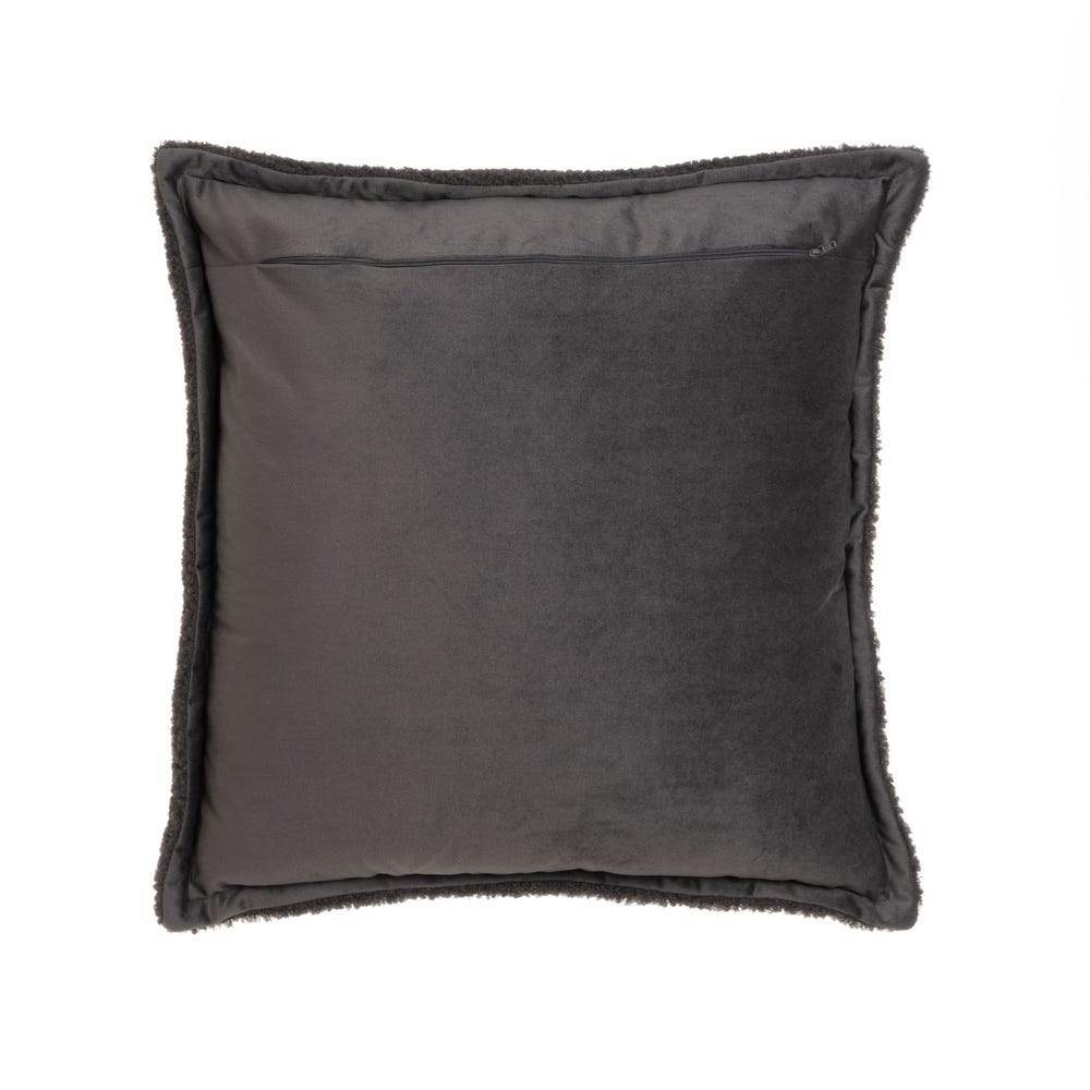 Lolahome Cojín Liso De Tela De Borreguito Con Relleno