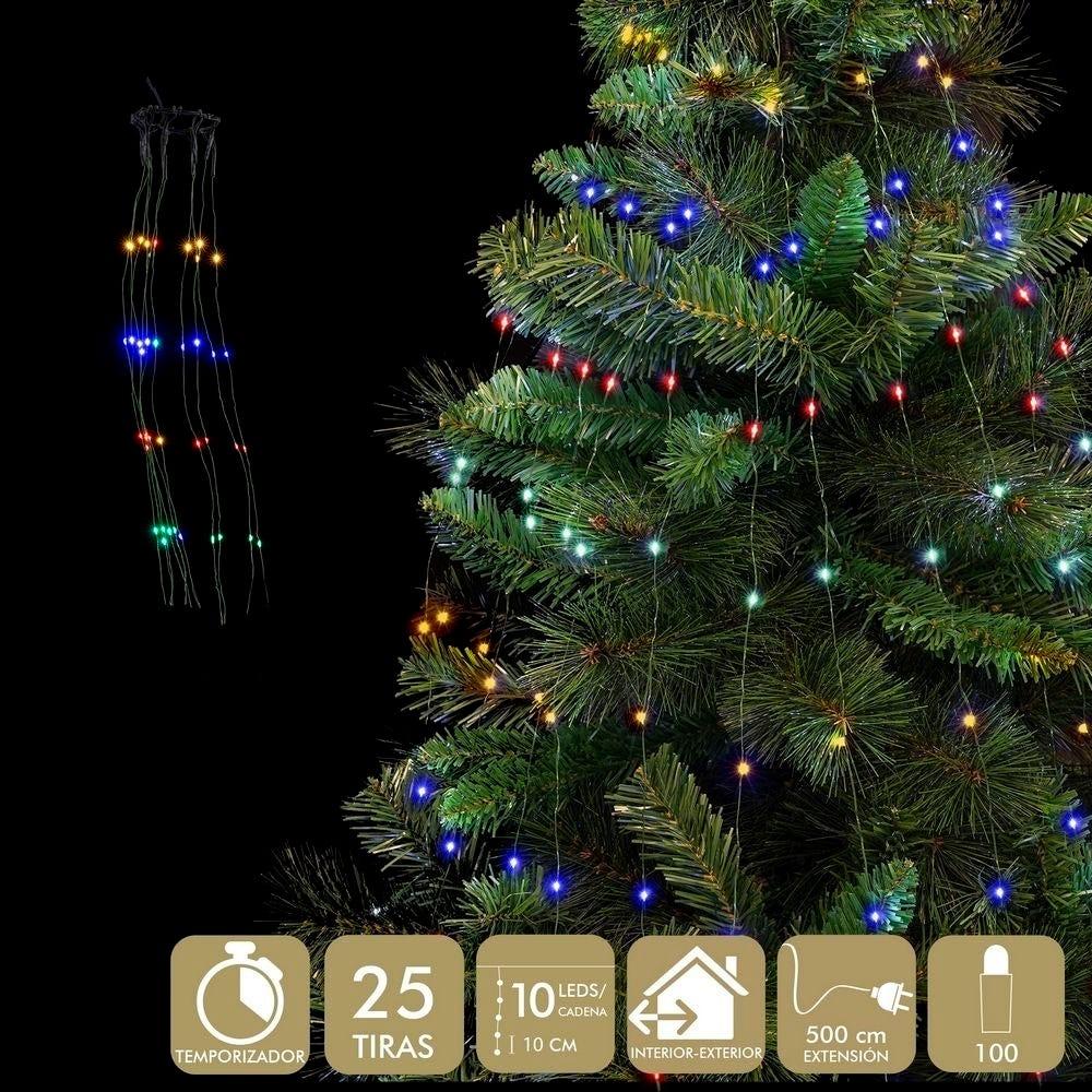 Lolahome Cortina Led Programable 100 Luces De 1 Metro