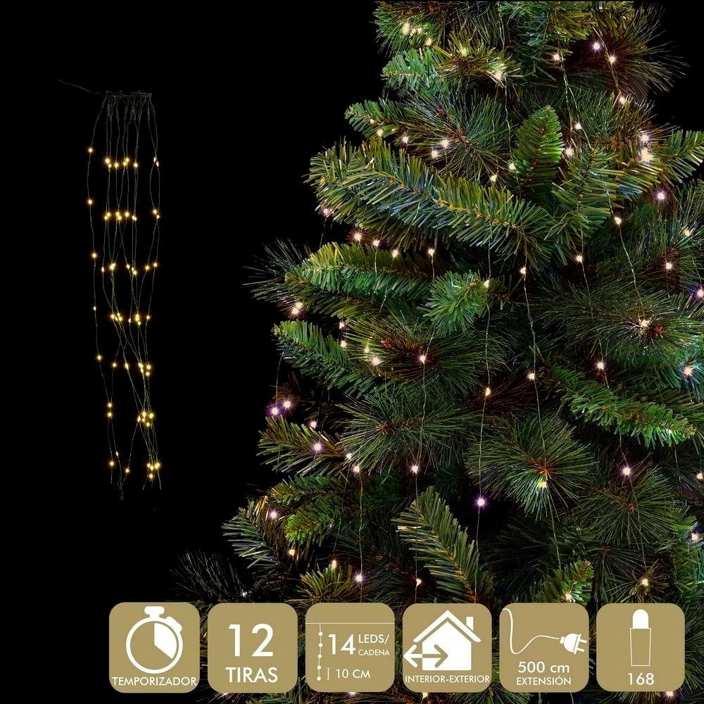 lolahome Cortina led programable 160 luces 1 5 metros