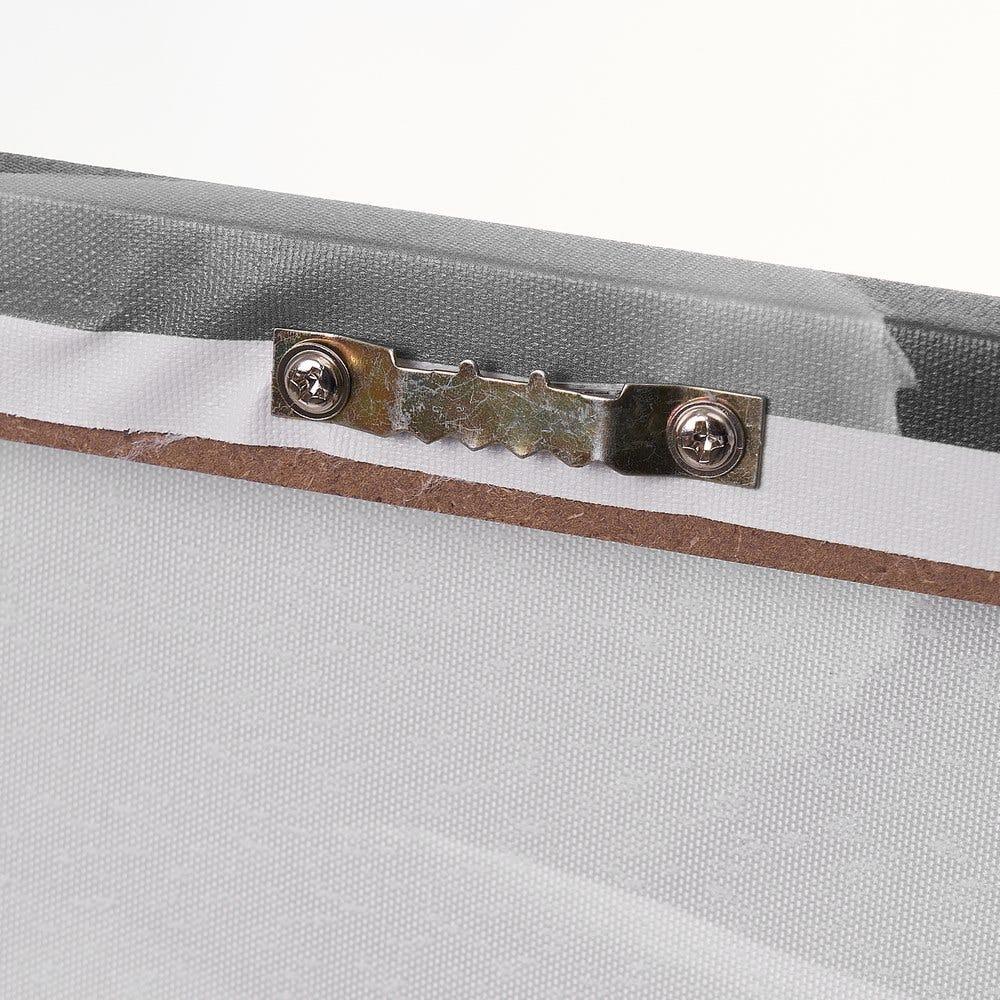 lolahome Cuadro cabecero de puente fotoimpreso sobre lienzo blanco y negro de 180x60 cm