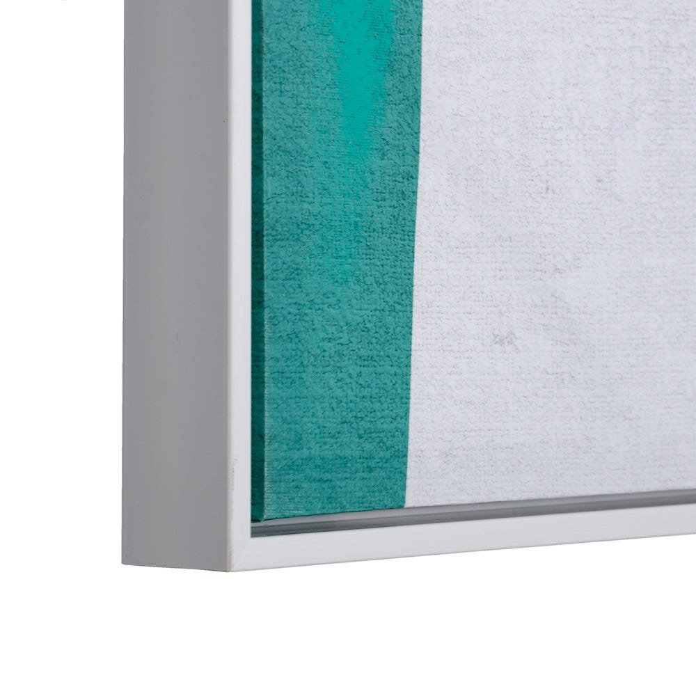 Lolahome Cuadro Pintura De Mujer En Lienzo Enmarcado Verde De 63x93 Cm