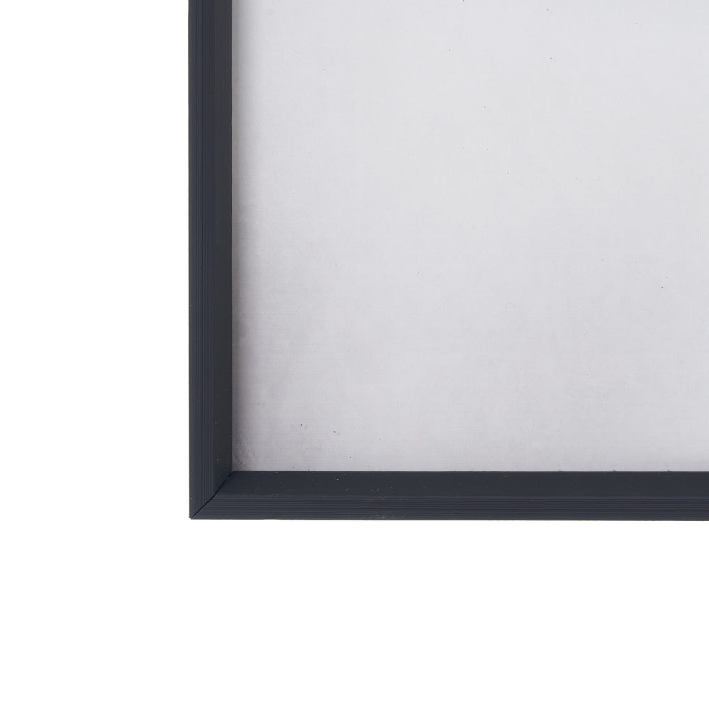 Lolahome Cuadro Rostro Enmarcado De Cristal Templado Blanco Y Negro De 90x120 Cm