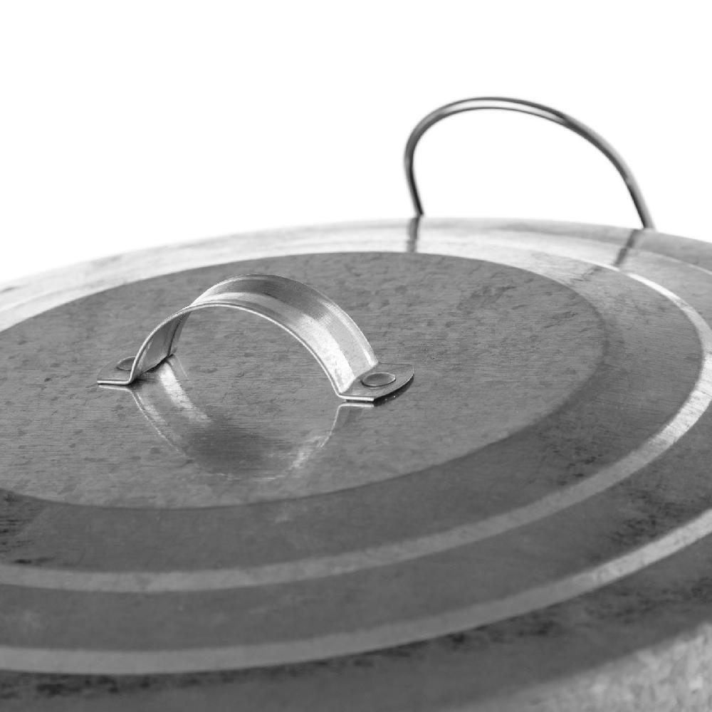 Lolahome Cubo De Basura De Pedal Redondo De 20 Litros Plateado