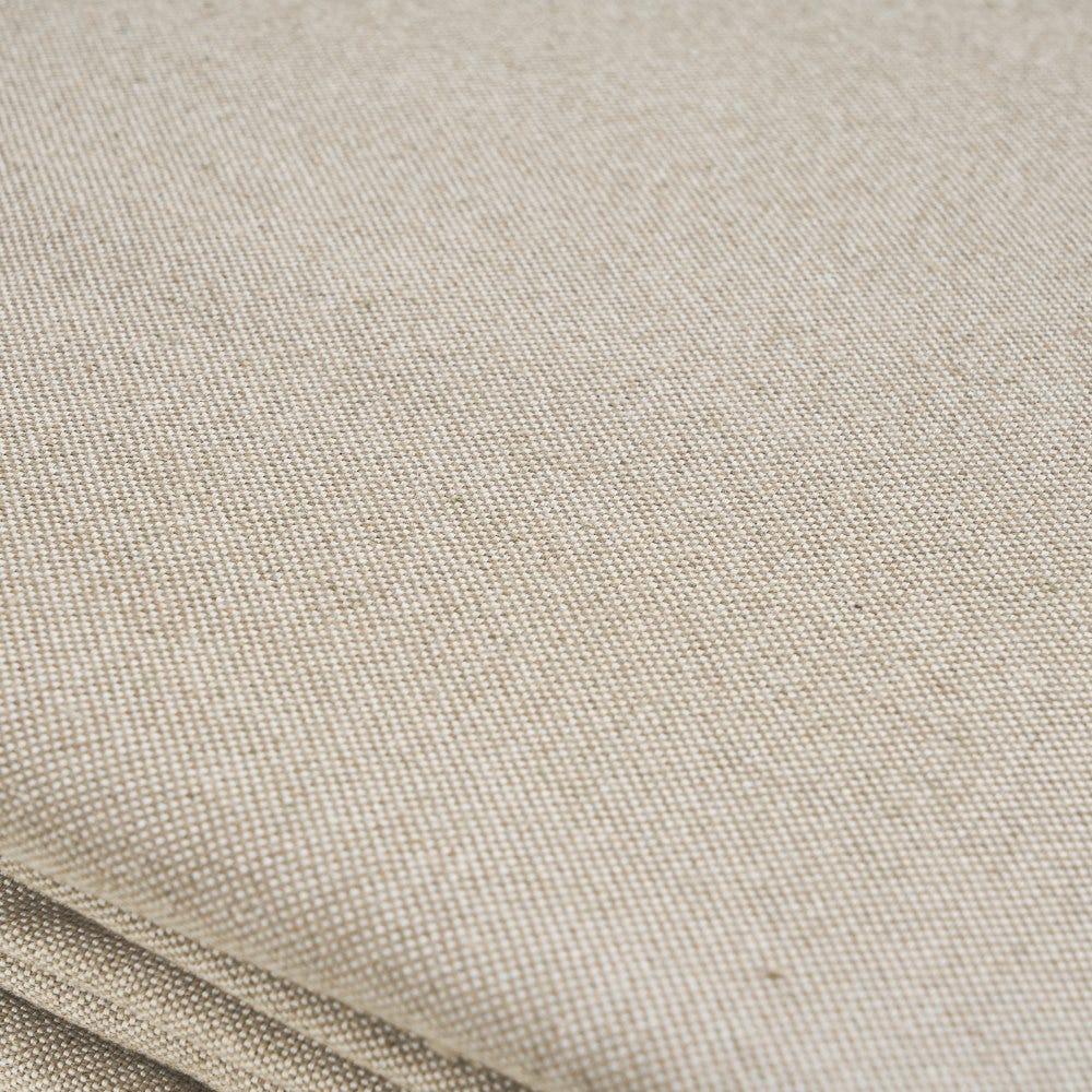 lolahome Cubre sillón beige con textura de tela de 55x220 cm