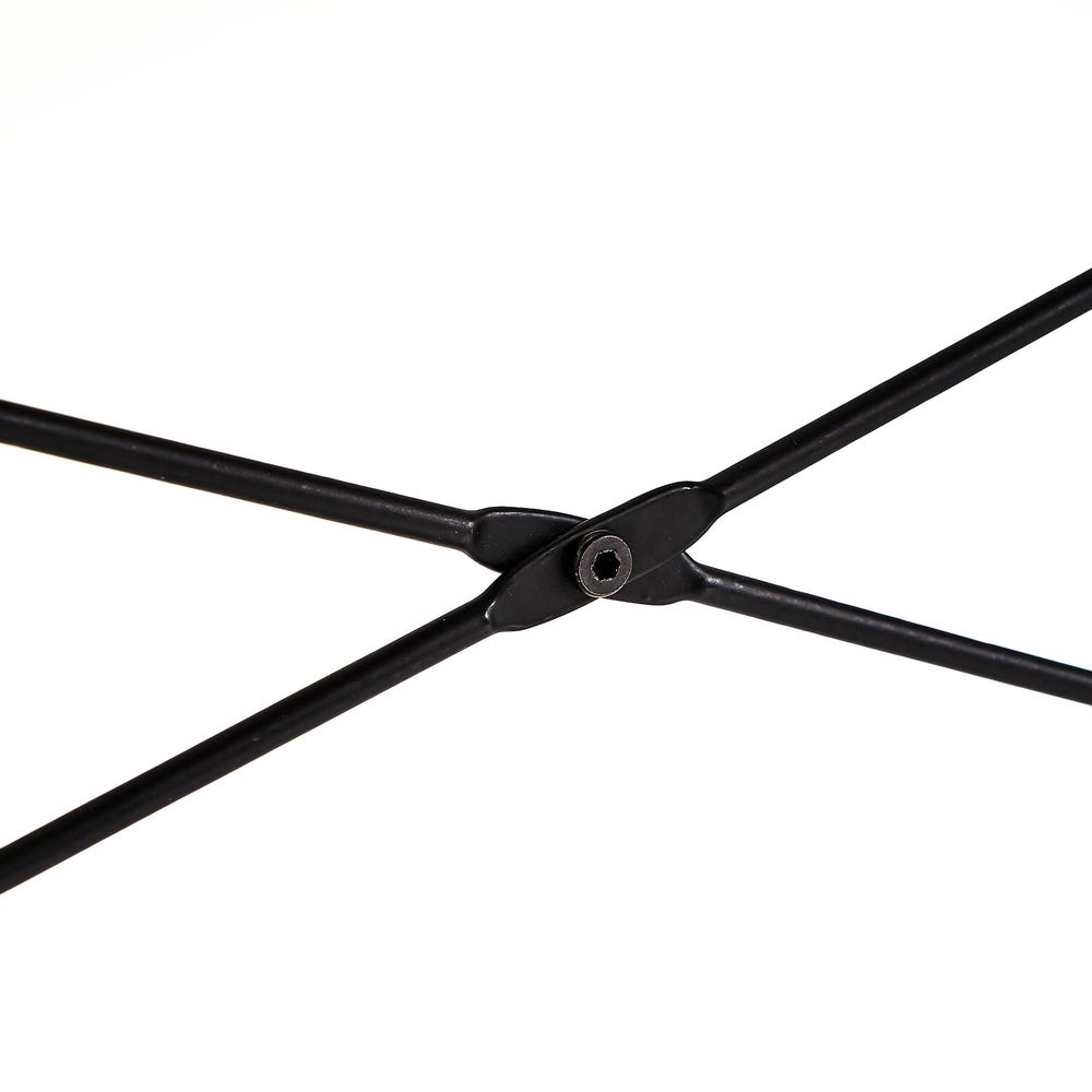 Lolahome Escritorio De Madera Natural Claro Y Metal De 100x45x75 Cm