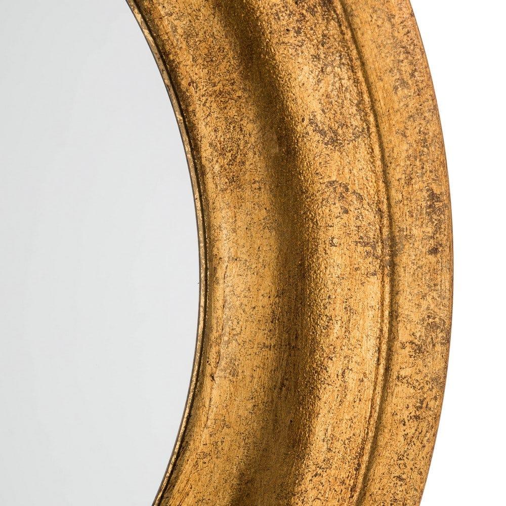 Lolahome Espejo De Baño Dorado De Metal De 71x6x71 Cm