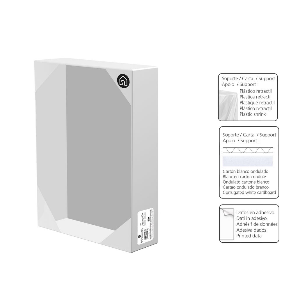 Lolahome Espejo Envejecido Blanco Y Plateado.Set De 3