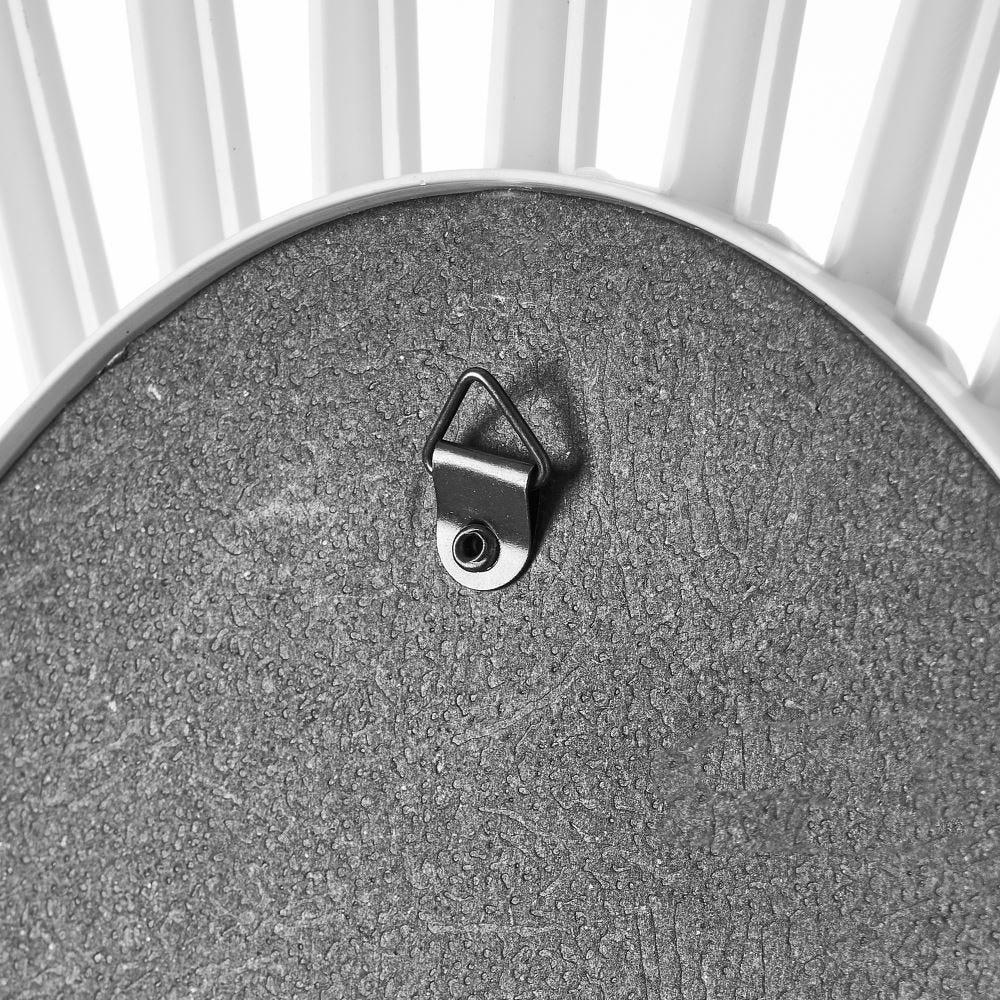 Lolahome Espejo Ovalado Con Varillas Blanco De 34x49 Cm