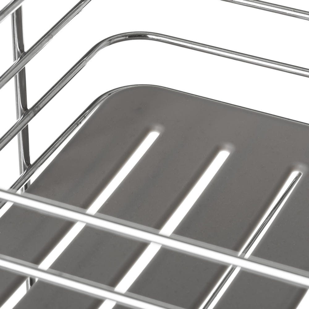 Lolahome Estantería Con 3 Estantes De Metal Gris De 83x20x20 Cm