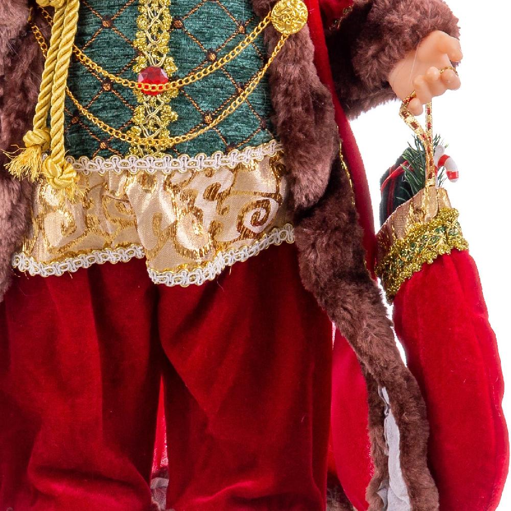 Lolahome Figura De Navidad De Papá Noel Rojo De 60cm