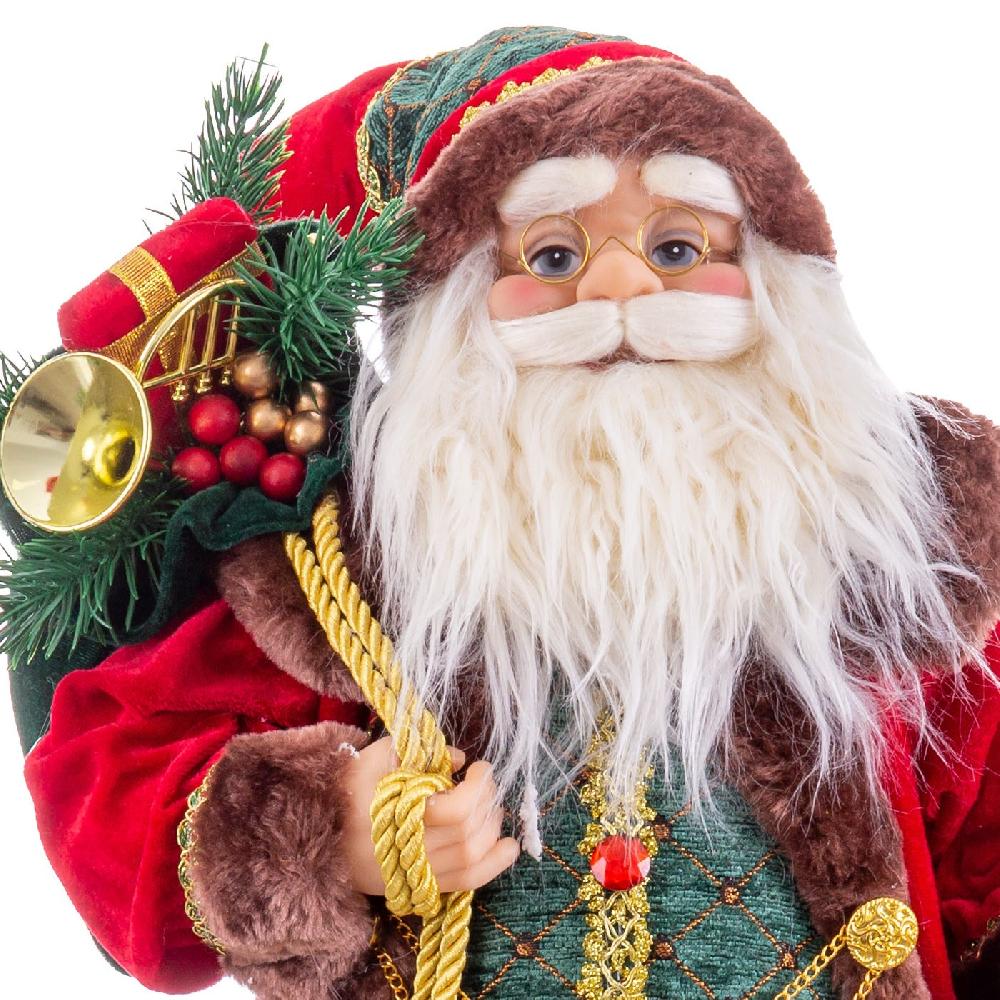 lolahome Figura de Navidad de Papá Noel rojo de 60cm