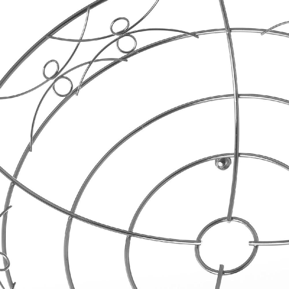 lolahome Frutero redondo plateado de metal cromado de Ø 33x15 cm