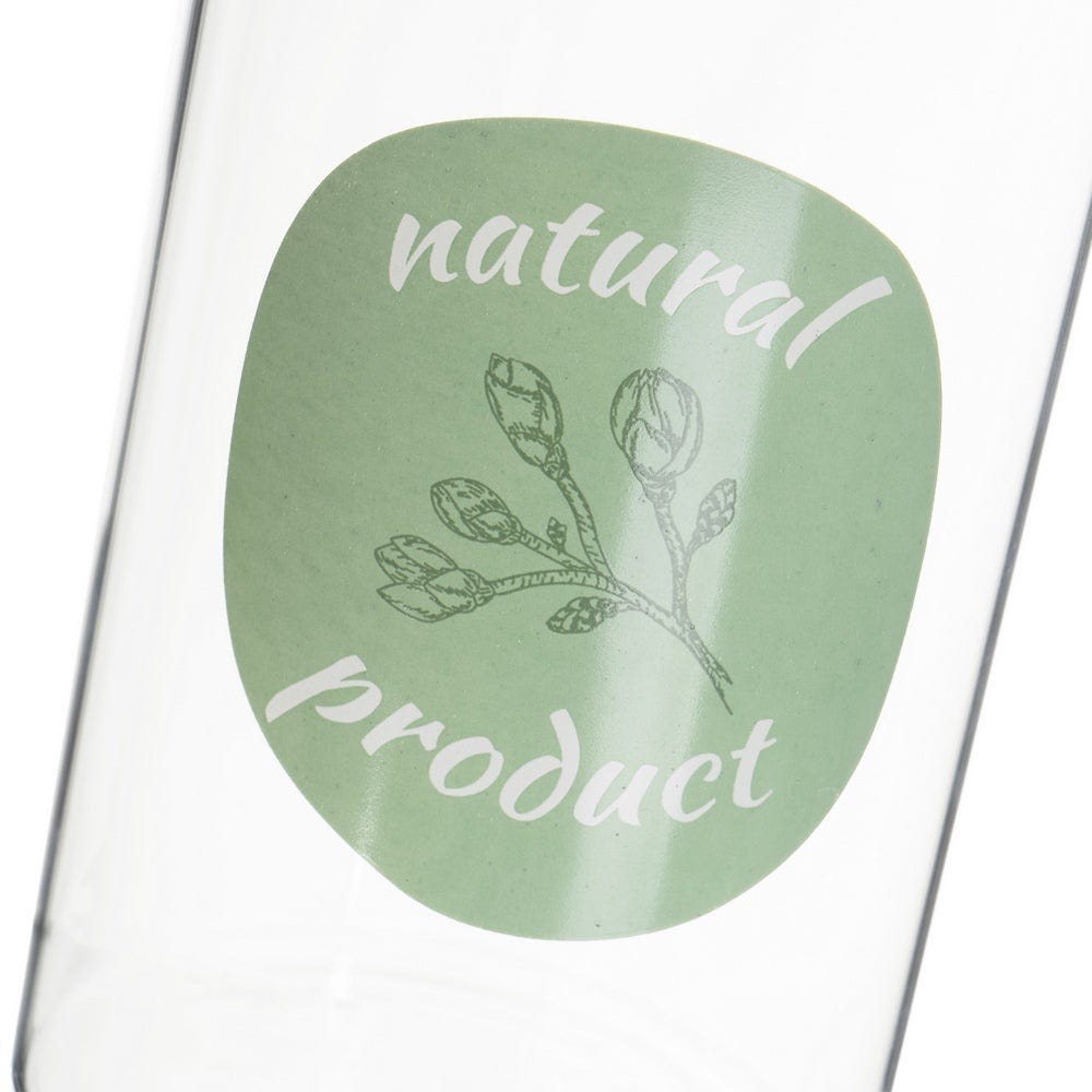 Lolahome Juego De 3 Botes De Cristal Borosilicato Con Tapa De Bambú Eco Verdes De 1000 Ml