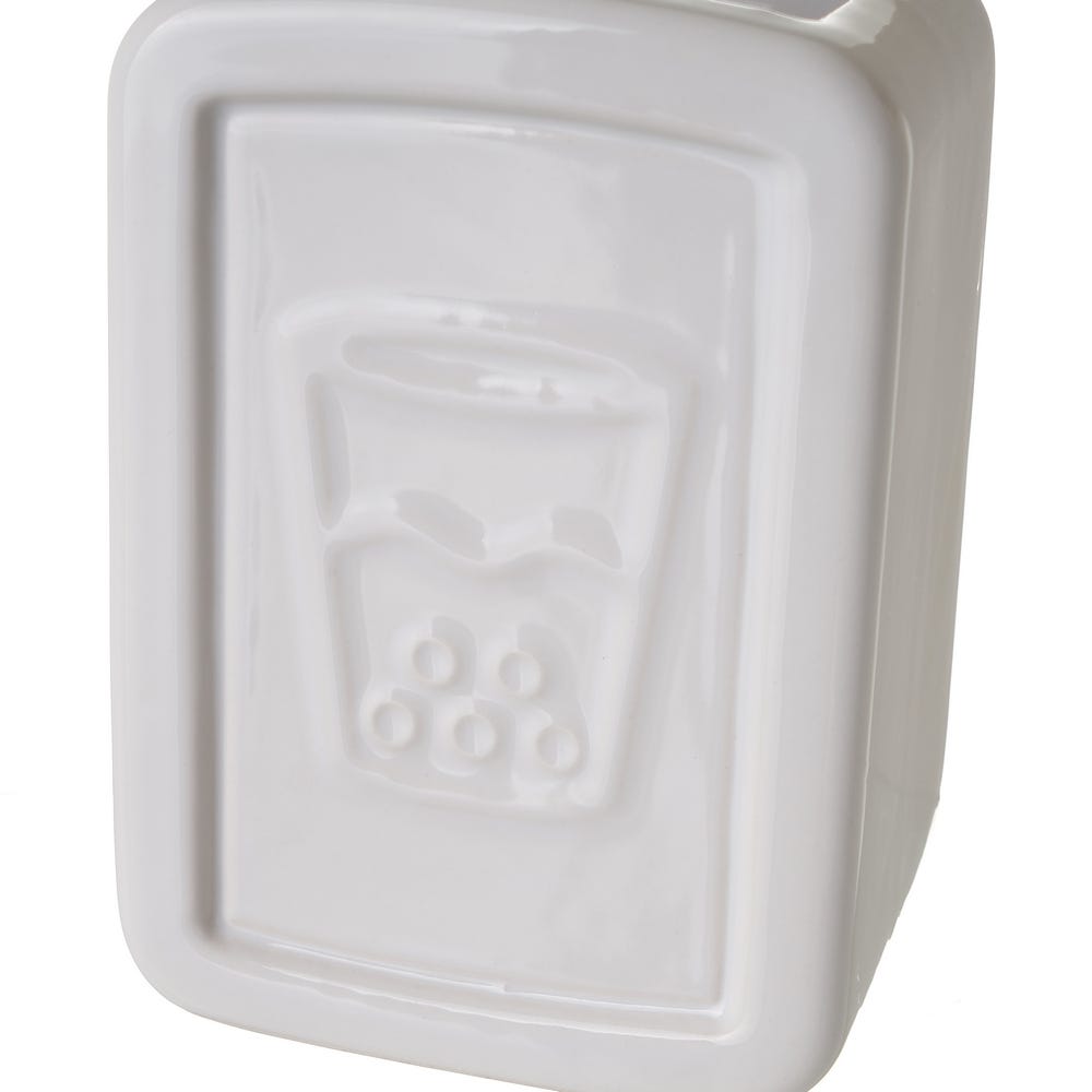 Lolahome Juego De Dispensador Portacepillos Vaso Y Jabonera De Cerámica Blanco