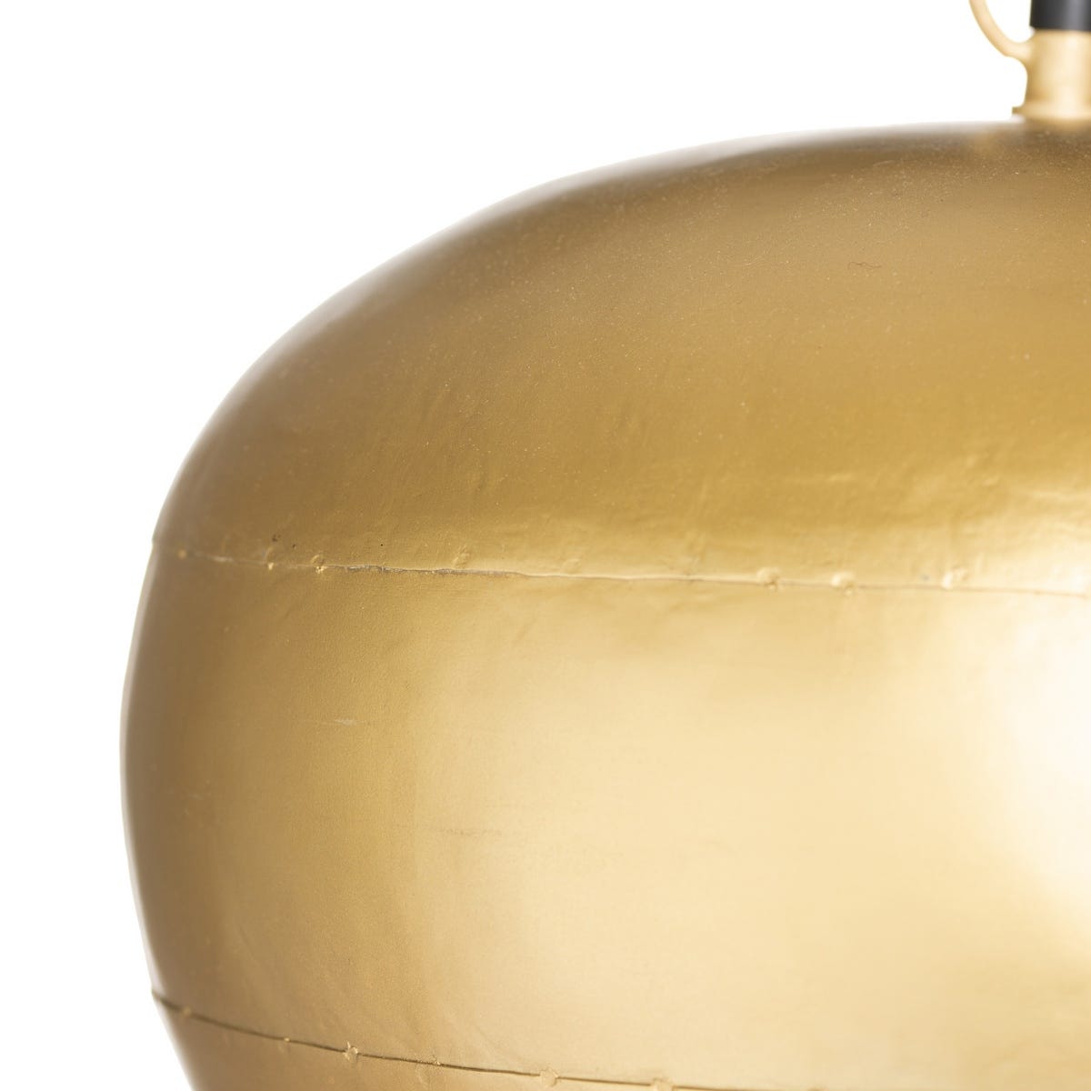 Lolahome Lámpara De Techo Con Pantalla De Hierro Cobre De Ø 30x20 Cm