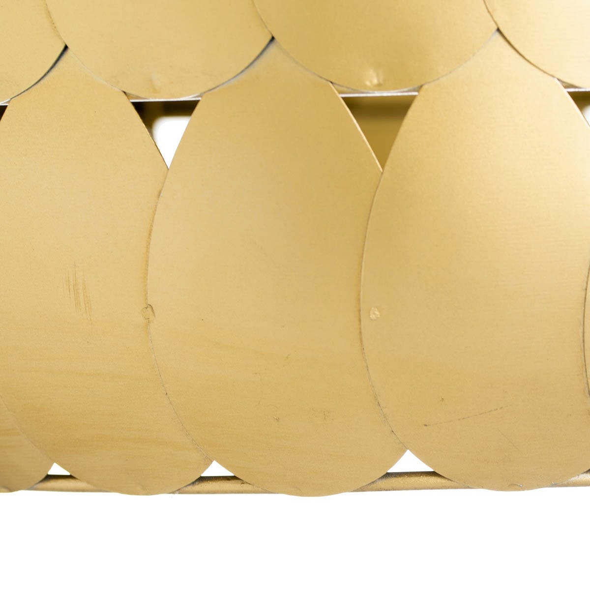 Lolahome Lámpara De Techo Con Pantalla Pétalos De Hierro Cobre De Ø 52x39 Cm