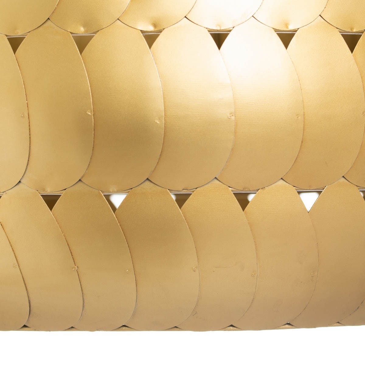 Lolahome Lámpara De Techo Con Pantalla Pétalos De Hierro Cobre De Ø 62x47 Cm